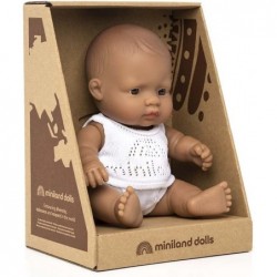 Educational - Newborn Baby Doll Latin American Girl (21cm 8 2/8") $40.97 Dolls