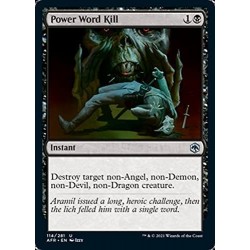 Magic: the Gathering - Power Word Kill (114) - Adventures in The Forgotten Realms $10.50 Trading Cards & Accessories