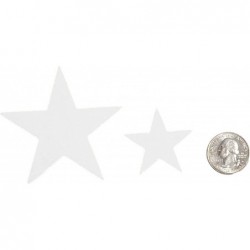 1.5 and 3 inch Combo Size Felt Star Stickers 46pc (White) $16.94 Craft Kits