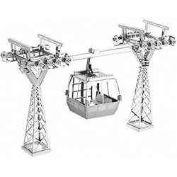 2pcs 3D Metal Puzzle Roller Coaster + Cable Car Model Kits F31104-05 DIY 3D Laser Cut Jigsaw Toys $30.97 3-D Puzzles