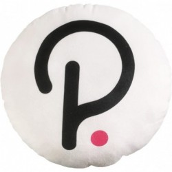 Polkadot Pillow - Round Stuffed Plush Crypto Pillow.Shop DOT Plush Pillow $33.42 Kids' Plush Toy Pillows