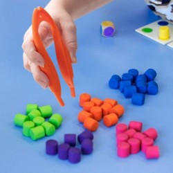 Rainbow Tweezers - Motor Skill Development Toy for Toddlers - Teach Sorting Counting and Other Early Mathematics Skills - Sen...