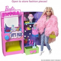 Extra Surprise Fashion Playset with 20 Pieces Including Pet Poodle Closet and Push-Button Feature That Dispenses Fashion Acce...