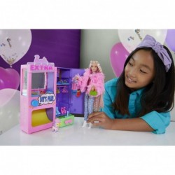 Extra Surprise Fashion Playset with 20 Pieces Including Pet Poodle Closet and Push-Button Feature That Dispenses Fashion Acce...