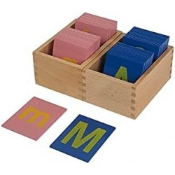 Toys for 3 Year Old Language Learning Materials for Children Lower and Capital Case Sandpaper Letters $52.96 Educational Flas...