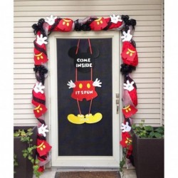 Cartoon Mouse 2nd Birthday Party Supplies - Oh Twodles Theme Party Decorations Includes Felt Banner Welcome Hanger Door Sign ...