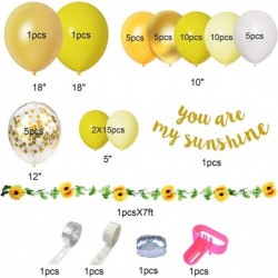 Sunflower Baby Shower Decorations for Girls or Boys Sunflower Balloons Garland Arch Kit 18''10''5'' Yellow balloons with You ...