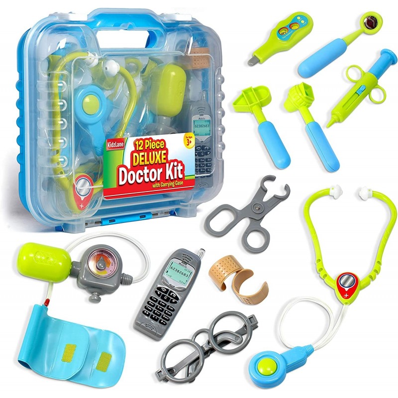 Doctor Kit for Kids | Kids Doctor Playset with Electronic Stethoscope | Christmas Toy Medical Kit for Kids | Pretend Play Doc...