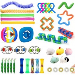 41 Packs Fidget Toys Set Sensory Toys Set Stress Relief Hand Fidget Toys for Kids and Adults Classroom Rewards Treasure Box P...