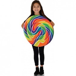 Lollipop Costume for kids- Halloween Candyland Dress Up - Rainbow Candy Tunic for Girls and Boys $44.93 Kids' Costumes