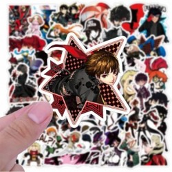 Persona 5 Stickers Pack| 50Pcs Persona 5 Strikers Anime Stickers for Laptop Skateboard Water Bottle Phone Yusuke Kasumi Morga...