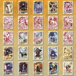 Naruto Cards Booster Box-Official Anime CCG Collectable Playing/Trading Cards - The Second Phase 36 Packs 5 Cards/Pack (180 C...