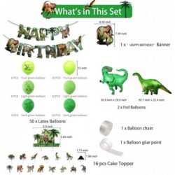 Dinosaur Birthday Party Decoration Set 131 Pcs Set With Dinosaur Themed Party Favors Include Dinosaurs Balloons Happy Birthda...