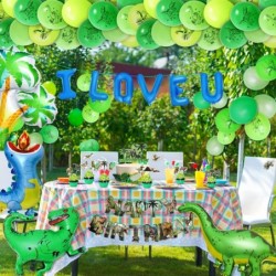 Dinosaur Birthday Party Decoration Set 131 Pcs Set With Dinosaur Themed Party Favors Include Dinosaurs Balloons Happy Birthda...