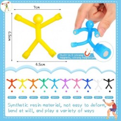 50 Pcs Refrigerator Magnets Colorful Magnetic Fidget Toys Humanoid Mini Magnetic Toys Flexible Cute Magnets for Refrigerator ...