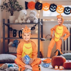 Kids Dinosaur Costume for Halloween Dinosaur Dress Up Party and Role Play Available in 3 Kids Sizes T S M $31.41 Kids' Costumes