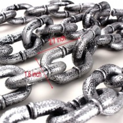 Plastic Halloween Decoration Chain Costume Prop 6-feet Long $23.59 Kids' Dress-Up Accessories