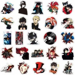 Persona 5 Stickers Pack| 50Pcs Persona 5 Strikers Anime Stickers for Laptop Skateboard Water Bottle Phone Yusuke Kasumi Morga...