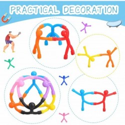 50 Pcs Refrigerator Magnets Colorful Magnetic Fidget Toys Humanoid Mini Magnetic Toys Flexible Cute Magnets for Refrigerator ...