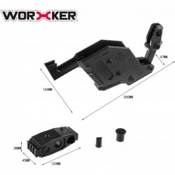 Kriss Vector Style Kits for Nerf Stryfe Modify Toy (Clear) $95.78 Toy Foam Blasters & Guns