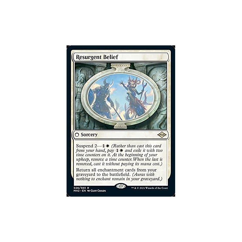 Magic: the Gathering - Resurgent Belief (026) - Modern Horizons 2 $9.85 Trading Cards & Accessories