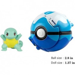 2PieceThrow PokePets Ball Figure Action Figure Toy Collection Pocket Monster Details Action Figure for Children Toy Set $47.8...