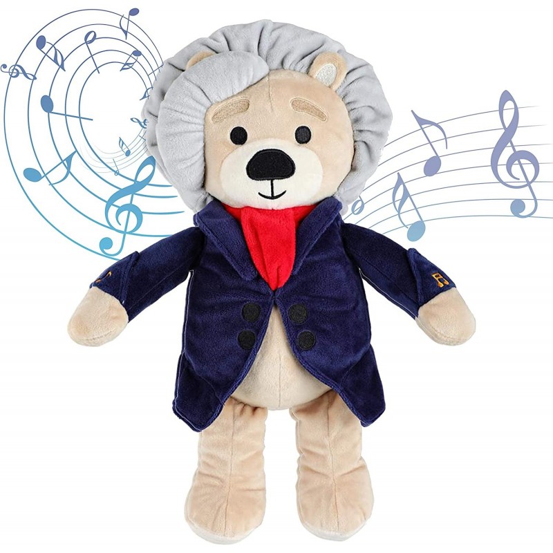 Ludwig Van Beethoven Virtuoso Bear | 40 mins Classical Music for Babies | 15″ Award Winning Musical Soft Toy | Educational To...