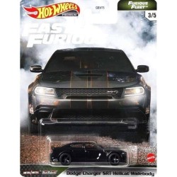 Hot Wheels Premium Fast & Furious Dodge Charger SRT Hellcat Widebody - Furious Fleet 3/5 Black $29.56 Kids' Play Trucks