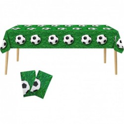 2 Pcs Soccer Tablecloths Soccer Party Supplies Soccer Party Table Cover Sports Themed Birthday Party Decorations 51x87 Inch D...