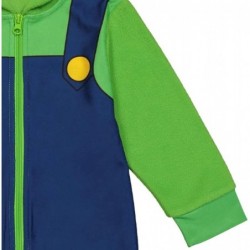 SUPER MARIO Nintendo Luigi Donkey Kong Zip Up Cosplay Pajama Coverall Toddler $48.73 Kids' Costumes