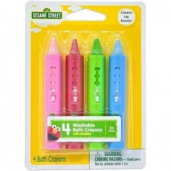 Sesame Street 4-Pack of Bath Crayons | Non-Toxic and Easy Clean Up | Recommended for Children 3+ Years Old $15.08 Kids' Drawi...