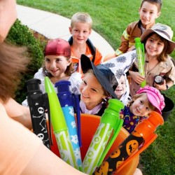 Halloween Party Favor for Kids 11" Jumbo Pen in 4 Assorted Halloween Theme Designs for Trick or Treating Halloween Goodie Bag...