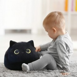 Black Cat Plush Toys Stuffed Animals Gifts Cute Pillows Cotton Plushie for Kids Car Home Decorations (Small) $30.70 Kids' Plu...