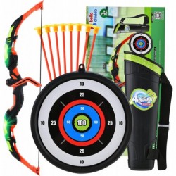 Kids Bow and Arrow - Kids Archery Set with LED Lights Includes 8 Suction Cup Arrows Target & Quiver Indoor & Outdoor Game Toy...