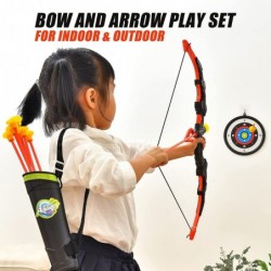 Kids Bow and Arrow - Kids Archery Set with LED Lights Includes 8 Suction Cup Arrows Target & Quiver Indoor & Outdoor Game Toy...