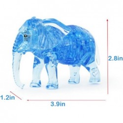 Novelty Creativity 3D Crystal Jigsaw Puzzle - Elephant (41Piece) $18.11 3-D Puzzles