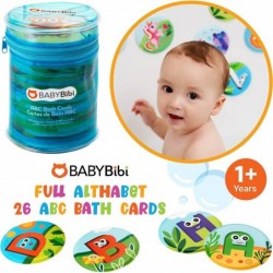 Floating Animals & Alphabet Flash Cards for Bathtub - Preschool Learning Toddler Flash Cards - Educational Bath Toys for 18 M...