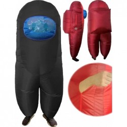 Kid's Cyan Amongst Us Sus Imposter Crewmate Killer Inflatable Costume $88.94 Kids' Costumes