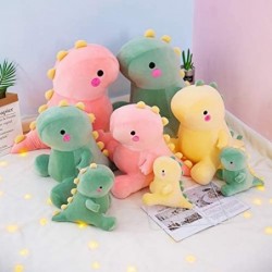 1PC 35CM Pink Plush Toys Cute Little Dinosaur Dolls Sleeping Pillows for Children Best Gift for Your Kids and Girl Friend $33...