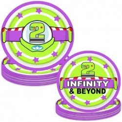 Two Infinity and Beyond Plates Buzz Birthday Party Decorations Light Inspired year Paper Plates Toy Inspired Story 2nd Birthd...