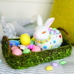 Paint Your Own Crafts for Kids: Porcelain Bunny Dish – DIY Craft Kit for Kids Ages 8 & Up - Includes 13 Paint Colors 2 Paint ...