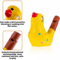 6Pcs Colorful Ceramic Water Bird Whistles Toy Funny Bath Musical Toys Drawing Warbler Song Ceramic Chirps for Kids Party Favo...