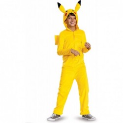 Pikachu Costume for Kids Official Adaptive Pokemon Pikachu Hooded Jumpsuit $76.86 Kids' Costumes