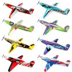 32 Pack Glider Planes 8" Long Flying Glider Plane 8 Different Designs Easy Assembly Durable Quality-Kids Party Favors for Val...