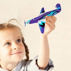 32 Pack Glider Planes 8" Long Flying Glider Plane 8 Different Designs Easy Assembly Durable Quality-Kids Party Favors for Val...