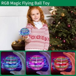 Flying Ball Toys Hover Orb 2022 Magic Controller Mini Drone Boomerang Spinner 360 Rotating Spinning UFO Safe for Kids Adults ...