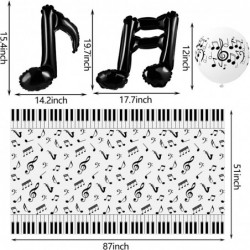 40 Pieces Music Theme Party Decorations Set Include Music Note Latex Balloons Foil Balloons Note Hanging Swirls Happy Birthda...