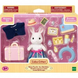 Snow Rabbit Mother's Weekend Travel Set Dollhouse Playset with Figure and Accessories $36.95 Doll Playsets