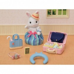 Snow Rabbit Mother's Weekend Travel Set Dollhouse Playset with Figure and Accessories $36.95 Doll Playsets