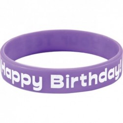 Happy Birthday from Your Teacher Silicone Bracelets - Set of 24 $38.21 Kids' Dress-Up Accessories